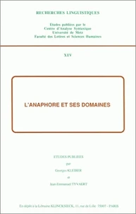 L'anaphore et ses domaines