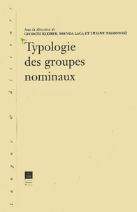 Typologie Des Groupes Nominaux