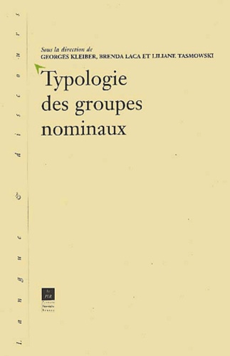  KLEIBER - Typologie Des Groupes Nominaux.