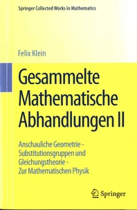 Gesammelte Mathematische Abhandlungen
