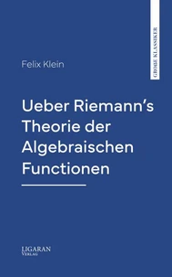 Ueber Riemann's Theorie der Algebraischen Functionen