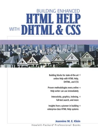 Building Enhanced Html Help With Dhtml & Css