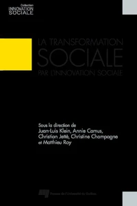 La transformation sociale par l'innovation sociale