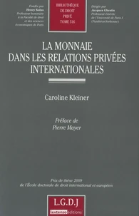 La monnaie dans les relations privées