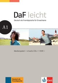  Klett Sprachen - DaF leicht A1 - Avec 1 DVD. 4 CD audio