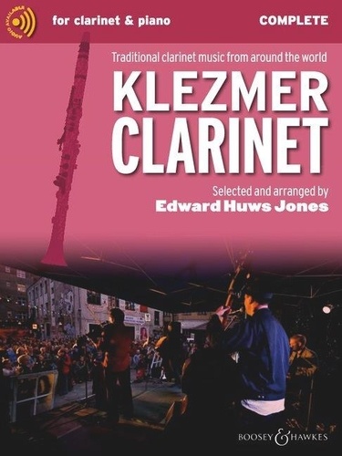 Jones edward Huws - Fiddler Collection  : Klezmer Clarinet - Traditional clarinet music from around the world. clarinet (2 clarinets) and piano; guitar ad libitum..