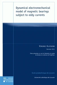 Dynamical electromechanical model of magnetic bearings subject to eddy currents