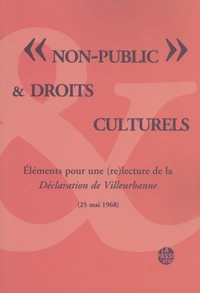 "Non public" & droits culturels