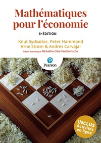 Knut Sydsæte et Peter Hammond - Mathématique pour l'économie.