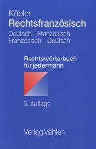 Köbler Rechtsfranzösisch 5.A