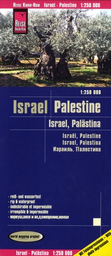 Israel Palestine. 1/250 000