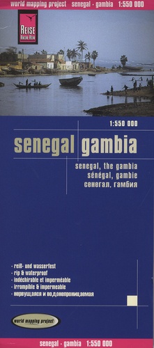  Reise Know-How - Sénégal, Gambie - 1/550 000.