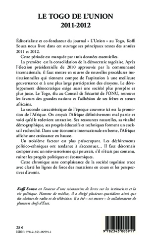 Le Togo de l'union 2011-2012