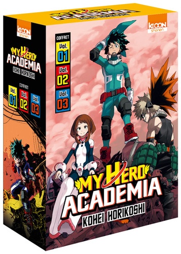 My Hero Academia Tomes 1 à 3 Coffret en 3 volumes