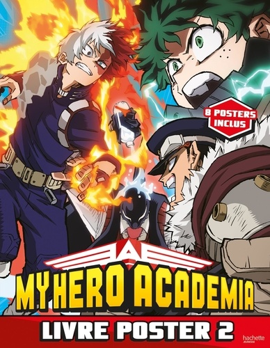 My Hero Academia. Livre poster 2. 8 posters inclus