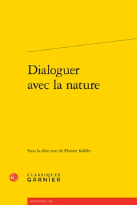 Dialoguer avec la nature