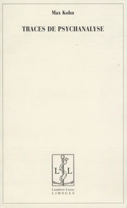 Traces de psychanalyse