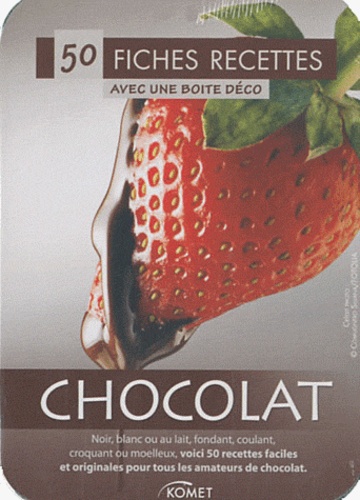  Komet - Chocolat - 50 fiches recettes avec une boîte déco.