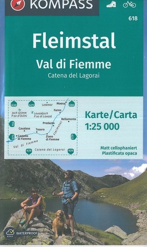 Fleimstal, Val di Fiemme. 1/25 000