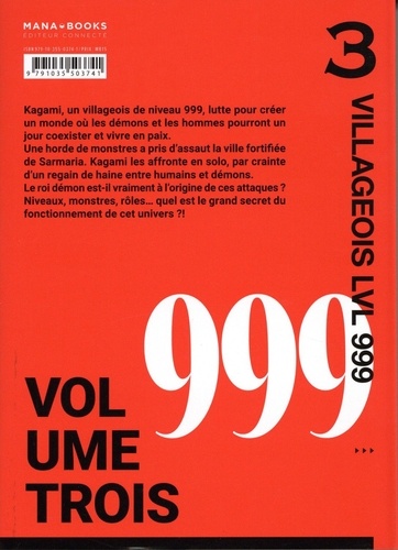 Villageois LVL 999 Tome 3