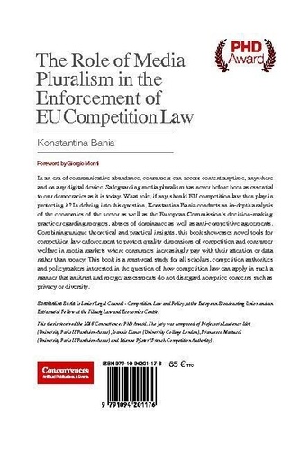 The Role of Media Pluralism in the Enforcement of EU Competition Law