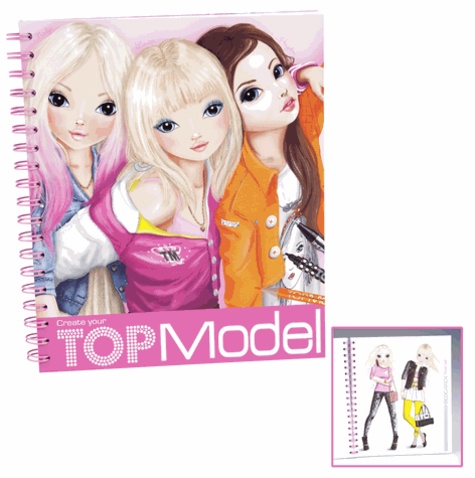 Album de coloriage Top Model 22x25, KONTIKI - Papeterie - Decitre
