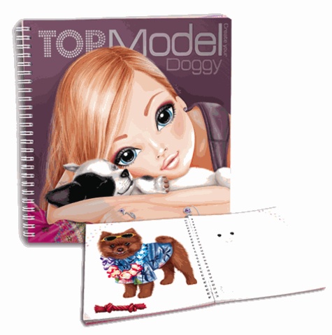 KONTIKI - Album de coloriage Top Model Create your Top Model Doggy