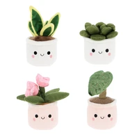 assortiment peluches plantes 12cm
