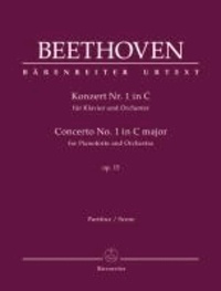 Konzert Nr. 1 in C für Klavier und Orchester, op. 15 - Partitur.