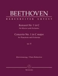 Konzert Nr. 1 in C für Klavier und Orchester, op. 15 - Klavierauszug.