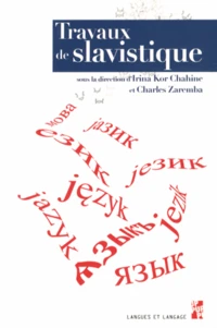 Travaux de slavistique