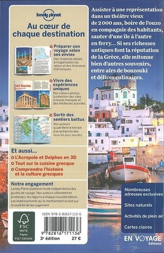 Grèce 3e édition -  avec 1 Plan détachable
