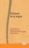 Kostas Nassikas et Emmanuelle Prak-Derrington - Fabriques de la langue.