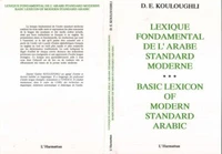 Lexique fondamental de l'arabe standard moderne