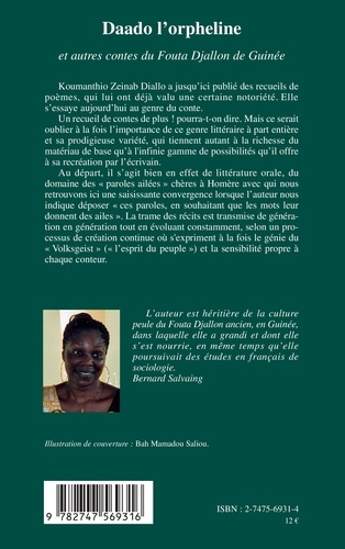 Daado l'orpheline et autres contes du Fouta Djallon en Guinée.