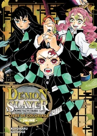 Livre de coloriage jaune Demon Slayer