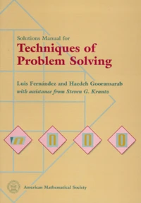 Solutions Manual For Techniques Of Problem Solving