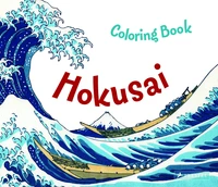 Hokusai colouring book