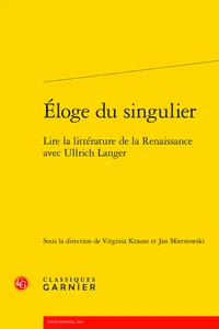 Eloge du singulier