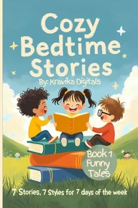 Cozy Bedtime Stories(Book 1- Funny Stories) | 7 Stories in 7 different illustration styles for a week full of fun