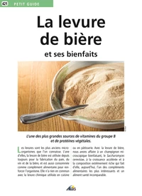 La levure de bière et ses bienfaits