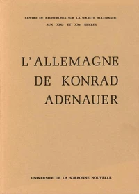 L'Allemagne de Konrad Adenauer