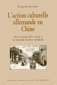 L'action culturelle allemande en Chine