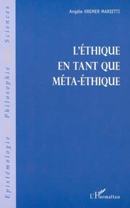 L'éthique en tant que méta-éthique