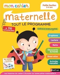 Mon cahier maternelle Petite Section