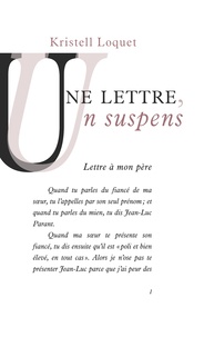 Téléchargements de livres pour mobile Une lettre, un suspens (Litterature Francaise) par Kristell Loquet 9791092444971