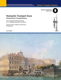 Kristin Thielemann - Romantic Trumpet Duos - For 2 trumpets (cornets) in Bb and piano. Partition et parties..