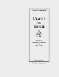 L'esprit de révolte