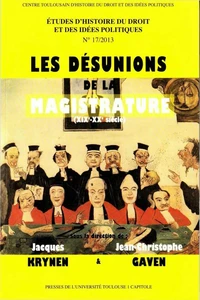 Les désunions de la magistrature (XIXe-XXe siècle)