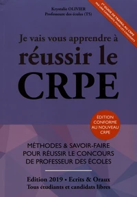 Je vais vous apprendre à réussir le CRPE